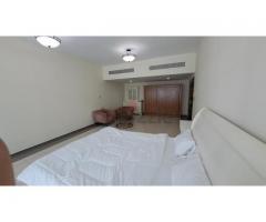 Spacious furnished room with balcony
