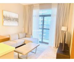Luxury Fully Furnished 1BHK |Exclusive| Spacious Balcony|Prime Location |Family Friendly Brand New|