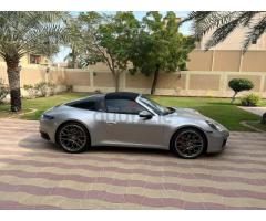 Under Warranty 2022 911 Porsche Targa 4S full service history GCC specs Al Naboodah