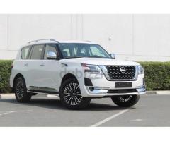 NISSAN PATROL LE PLATINUM (FULL OPTION) 2023 0KM WARRANTY FROM NISSAN DEALER