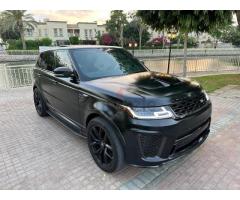 2018 Range Sport SVR V8 (Canadian Specs) Black Matt wrap, Under Warranty Till May 2024