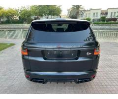 2018 Range Sport SVR V8 (Canadian Specs) Black Matt wrap, Under Warranty Till May 2024