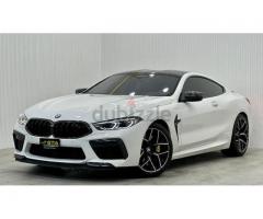 2020 BMW M8 Coupe, January 2025 Agency Warranty + Service Contract, Fully Loaded, GCC