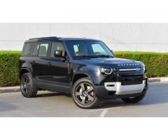 LAND ROVER DEFENDER S P400 ( V6 ) GCC 2023 0KM WARRANTY AND SERVICES CONTRACT FROM AL TAYER