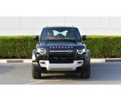 LAND ROVER DEFENDER S P400 ( V6 ) GCC 2023 0KM WARRANTY AND SERVICES CONTRACT FROM AL TAYER