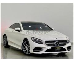 2020 Mercedes S560 Coupe, 2025 Mercedes Warranty + Service Contract - Full Service History, GCC